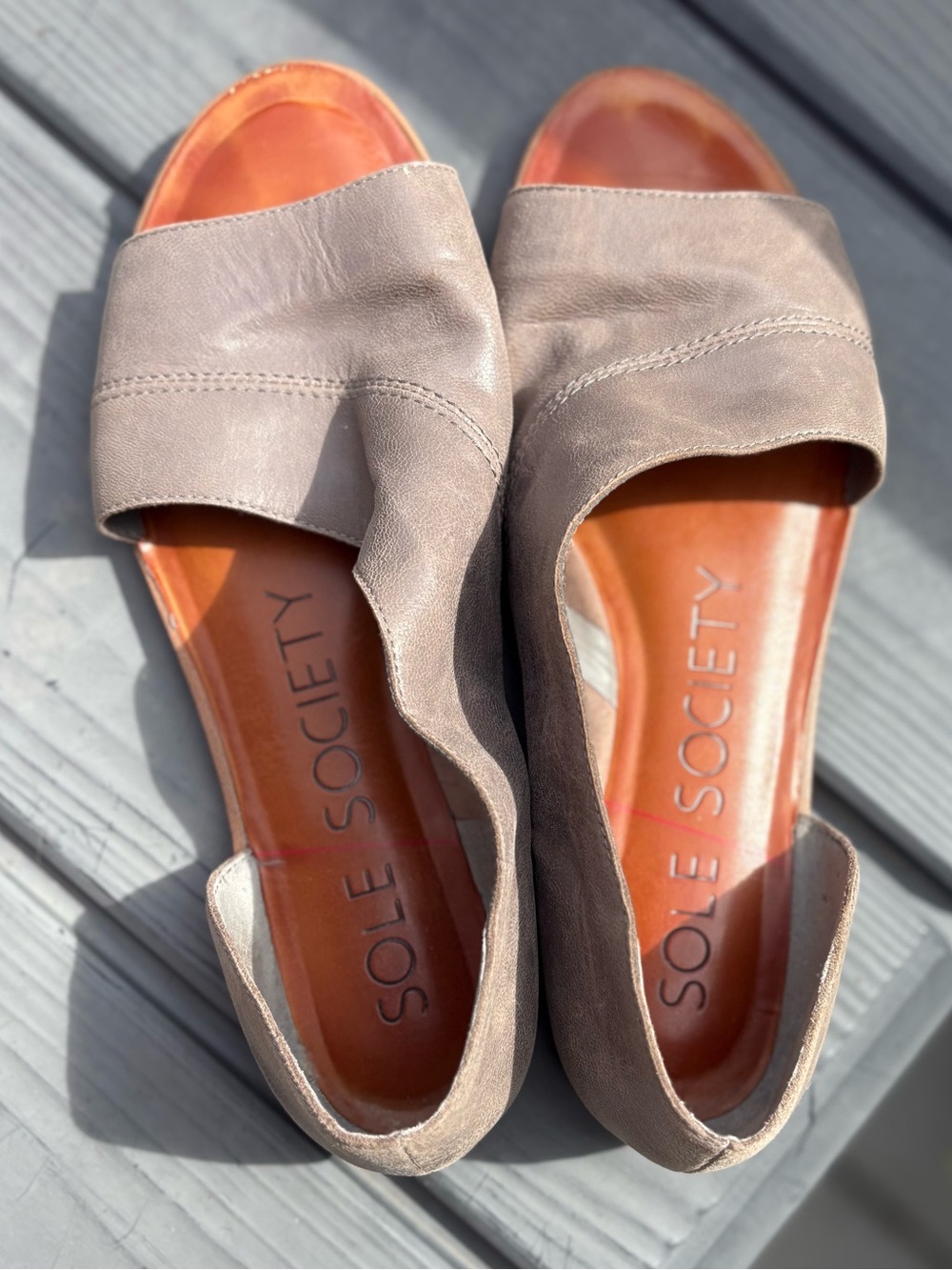 Sole Society Colvan Sandals - Size 8 - Picture 2 of 5